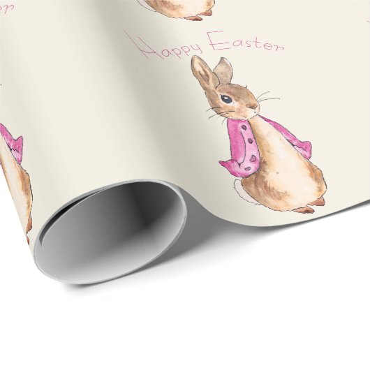 Flopsy Beatrix Potter, das Osterhasen-Kaninchen Geschenkpapier (Rolleneckpunkt)