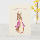 Flopsy Beatrix Potter, das Osterhasen-Kaninchen Karte (Gelbe Blume)