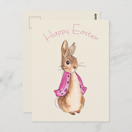 Flopsy Beatrix Potter, das Osterhasen-Kaninchen Postkarte (Vorne/Hinten)