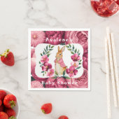 Flopsy's Countryside Adventure Girl Baby Shower Serviette (Beispiel)