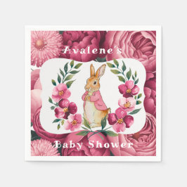 Flopsy's Countryside Adventure Girl Baby Shower Serviette