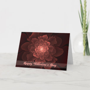 Flor de Amor Valentine Feiertagskarte