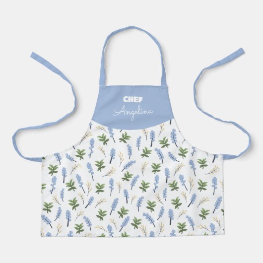 Flor de espuela de caballero schürze (Vorderseite)