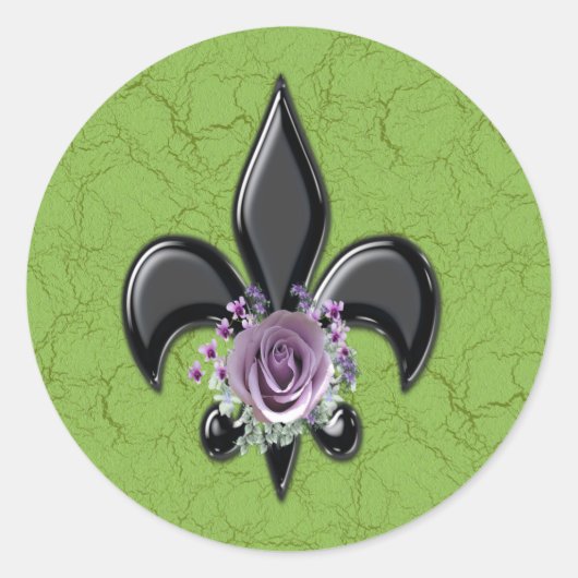 Flor De Les 98 Runder Aufkleber (Vorderseite)