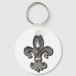 Flor De Lis Fleur De Lis Symbol New Orleans Schlüsselanhänger