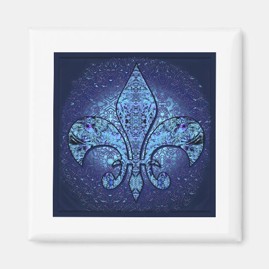 Flor De Lis lt.png Magnet (Vorne)