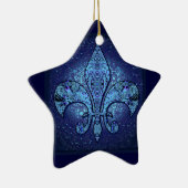 Flor-De-Lis, Wappen, Blume Keramik Ornament (Rechts)