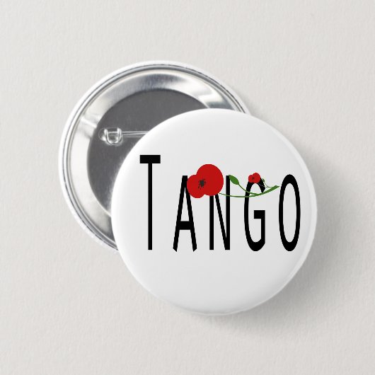 Flor de Tango Button (Vorne & Hinten)