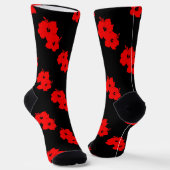Flor del Encanto Black Socken (Gewinkelt)