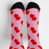 Flor del Encanto Pink Socken (Oben)