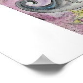 Flor, Dia de los Muertos poster (Ecke)