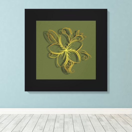 Flor Dourada Leinwanddruck (Insitu (Holzboden))