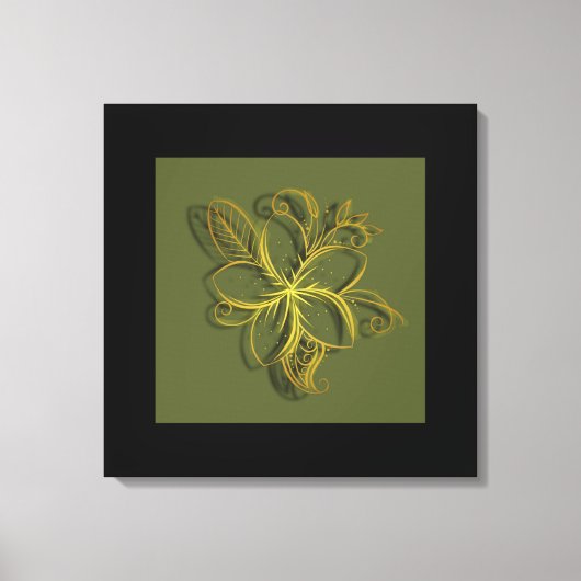 Flor Dourada Leinwanddruck (Vorderseite)