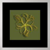 Flor Dourada Poster (Vorne)