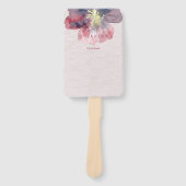 Flor Ever Wedding Program Fächer (Vorderseite)