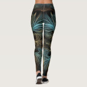 Flor Fractal Radiante Leggings (Rückseite)