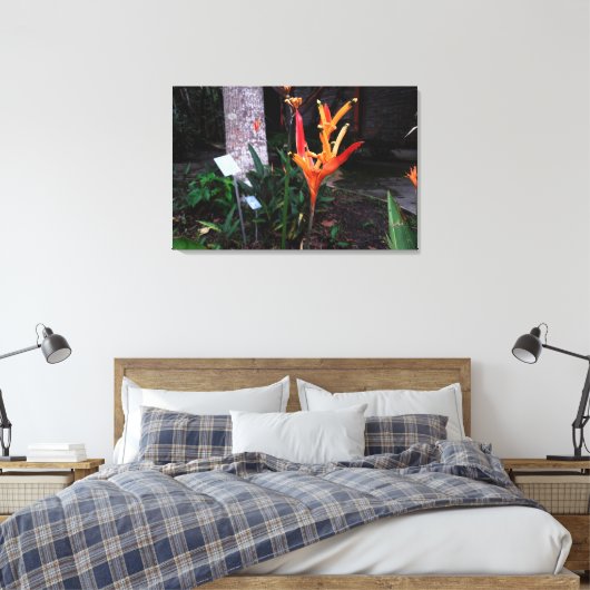 flor laranjada leinwanddruck (Insitu (Schlafzimmer))