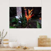 flor laranjada poster (Küche)