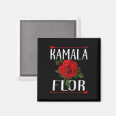Flor Rose 2024 bin ich bei ihr Magnet (Vorderseite/Rückseite)