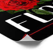 Flor Rose 2024 bin ich bei ihr Poster (Ecke)