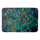 Flor virtual em azul gradiente, estilhaçada badematte (Vorderseite)