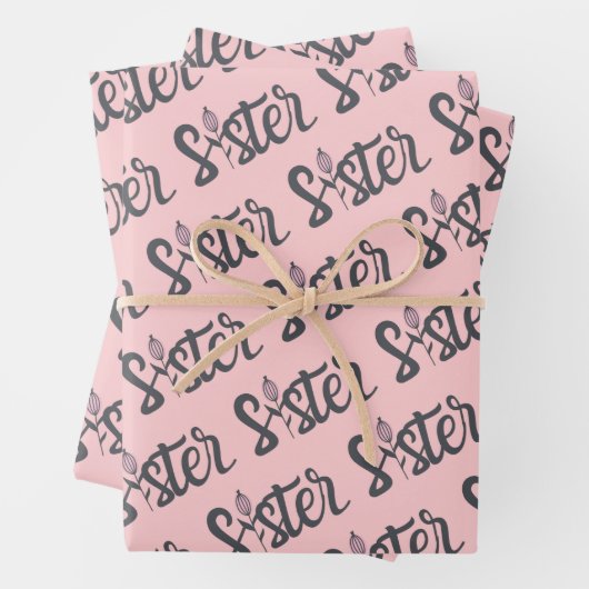 Flor Wrapping Paper Flat Sheet Set 3 Geschenkpapier Set (Beispiel)