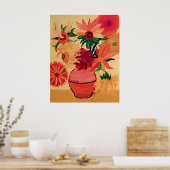 Flora 06" poster (Küche)