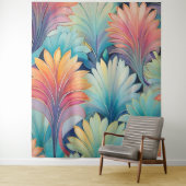 Flora 1 Blumenpastel Tapesta Wandteppich (Beispiel)