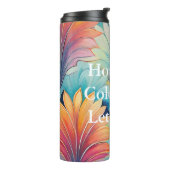 Flora 1 Flora Pastell Thermal Tumbler Thermosbecher (Nach links gedreht)
