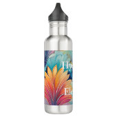 Flora 1 Floral Pastete Wasser Flasche Typ 1 Edelstahlflasche (Links)