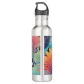 Flora 1 Floral Pastete Wasser Flasche Typ 1 Edelstahlflasche (Rückseite)