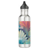 Flora 1 Floral Pastete Wasser Flasche Typ 1 Edelstahlflasche (Rechts)