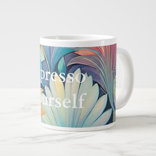 Flora 1 Pastell Tasse (Vorderseite Rechts)