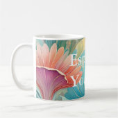 Flora 2 Blumenpastel Klassische Tasse (Links)