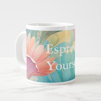 Flora 2 Blumenpastel Spezielle Tasse