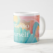 Flora 2 Blumenpastel Spezielle Tasse (Vorderseite Rechts)