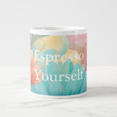 Flora 2 Blumenpastel Spezielle Tasse (Vorderseite)