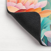 Flora 2 Blumenpastellmousse Mousepad (Ecke)