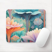 Flora 2 Blumenpastellmousse Mousepad (Mit Mouse)
