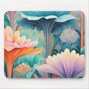 Flora 2 Blumenpastellmousse Mousepad