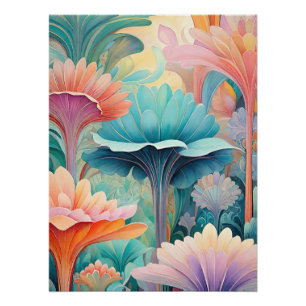 Flora 2 Blumenpastete Poster