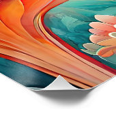 Flora 2 Blumenpastete Poster (Ecke)