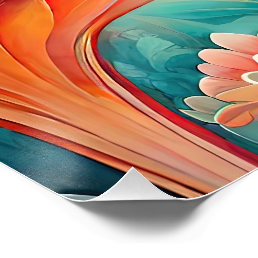 Flora 2 Blumenpastete Poster (Ecke)