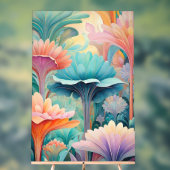 Flora 2 Blütenpastete Akryllisches Zeichen Acrylschild (Neutral)