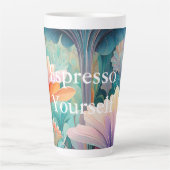 Flora 2 Flora Pastell Latte Tasse (Vorderseite)