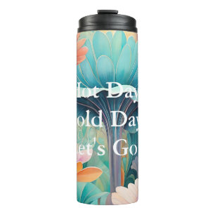 Flora 2 Floral Pastell Thermal Tumbler Thermosbecher