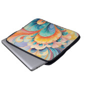 Flora 3 Blumenpastete Laptop-Case Laptopschutzhülle (Vorne Knopf)