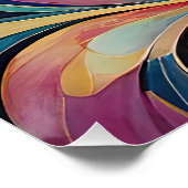 Flora 3 Blumenpflaster Poster (Ecke)