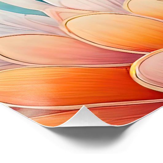 Flora 4 Blumenpastete Poster (Ecke)