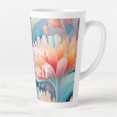 Flora 4 Flora Pastell Latte Tasse (Rechts)